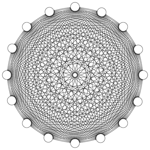 A complete graph – TeXample.net