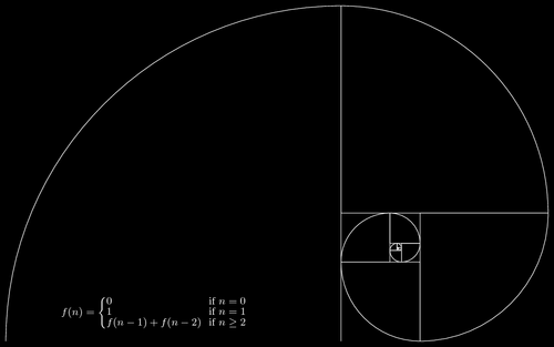 Fibonacci spiral