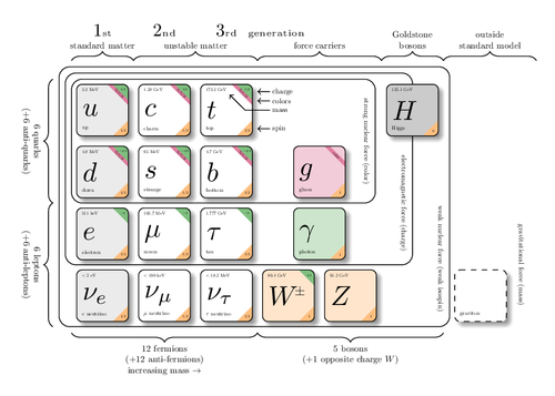 Standard model of physics