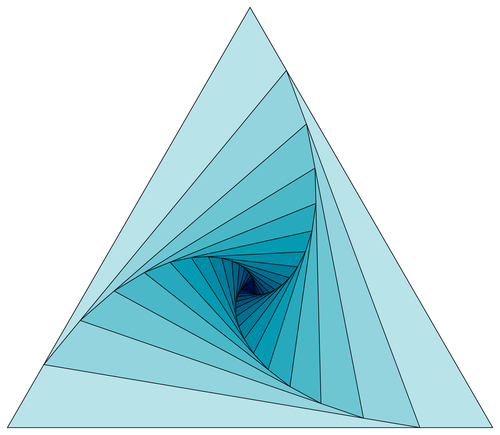 Rotated triangle